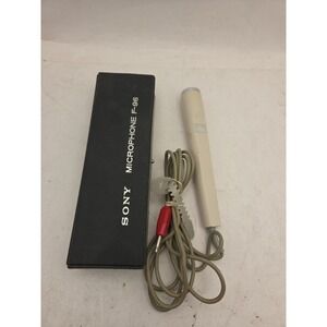 Vintage SONY Dynamic Microphone MTL F-96 Japan audio equipment Tested W/ Case